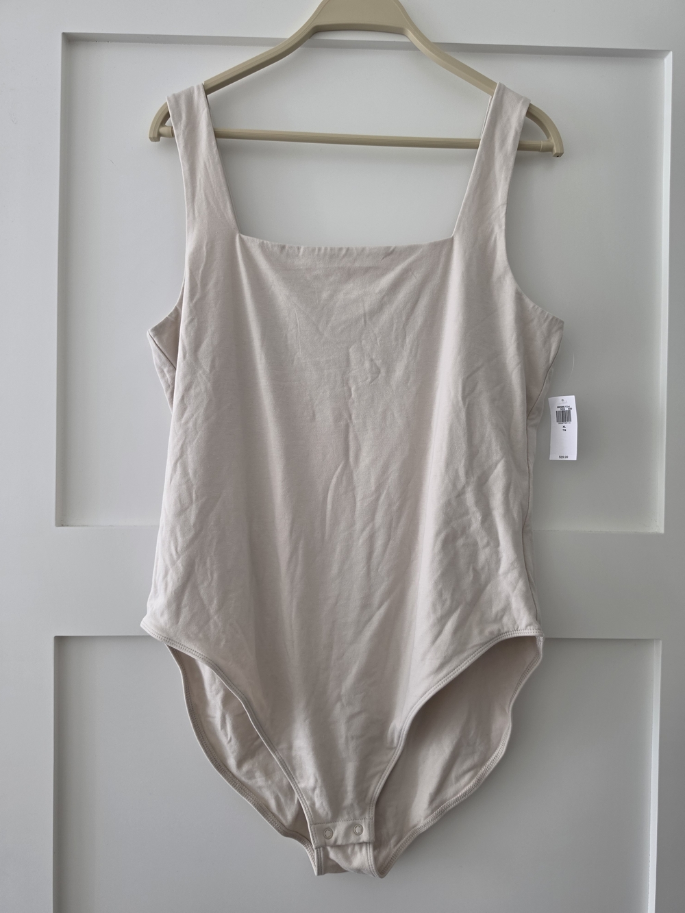 NWT Square Neck Sleeveless Bodysuit